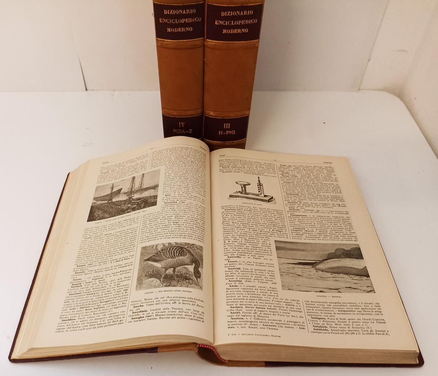 LZ- DIZIONARIO ENCICLOPEDICO MODERNO I,III,IV -- EDIZIONI LABOR- 1943- C- BLCP38