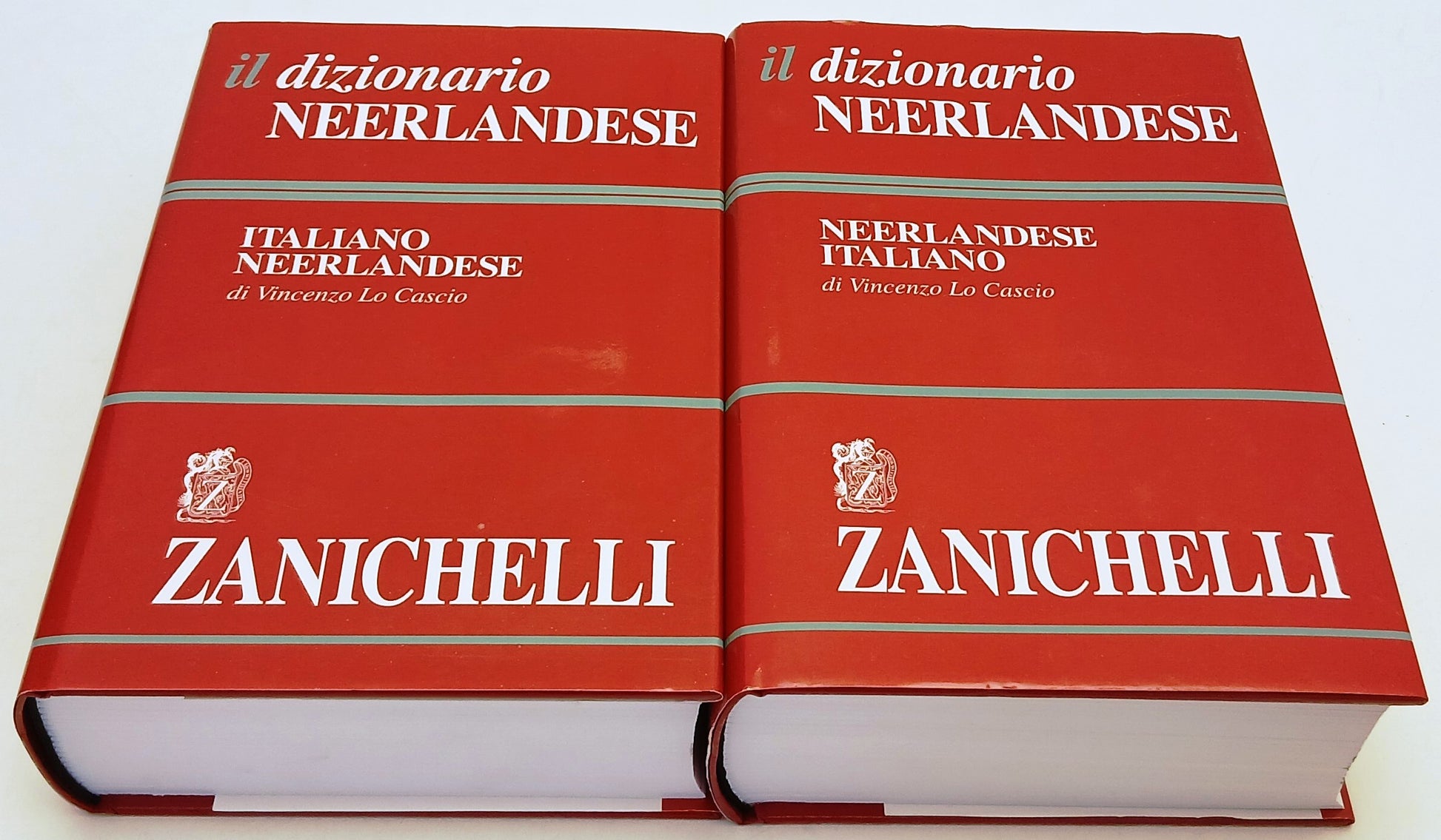 LZ- IL DIZIONARIO NEERLANDESE 2 VOLUMI - LO CASCIO- ZANICHELLI- 2001- CS- ZFS74