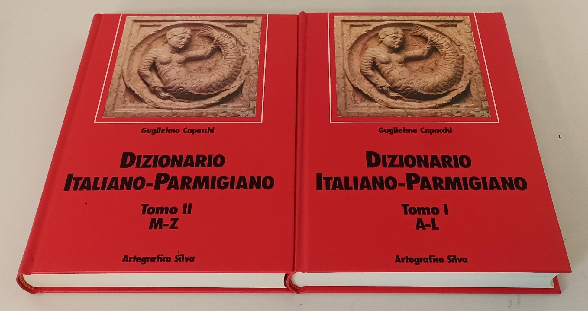 LZ- DIZIONARIO ITALIANO-PARMIGIANO 2 VOLUMI- GUGLIELMO CAPACCHI- SILVA- 1992-WPR