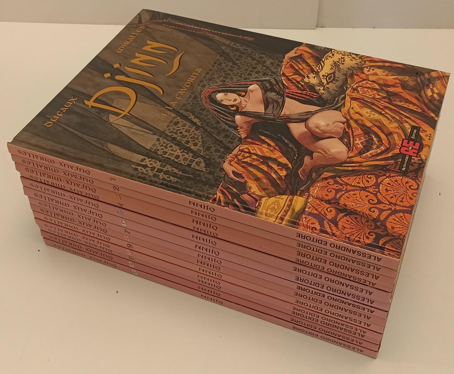 FV- DJINN VOLUMI 1/13 - DUFAUX MIRALLES - ALESSANDRO EDITORE -- C - C24