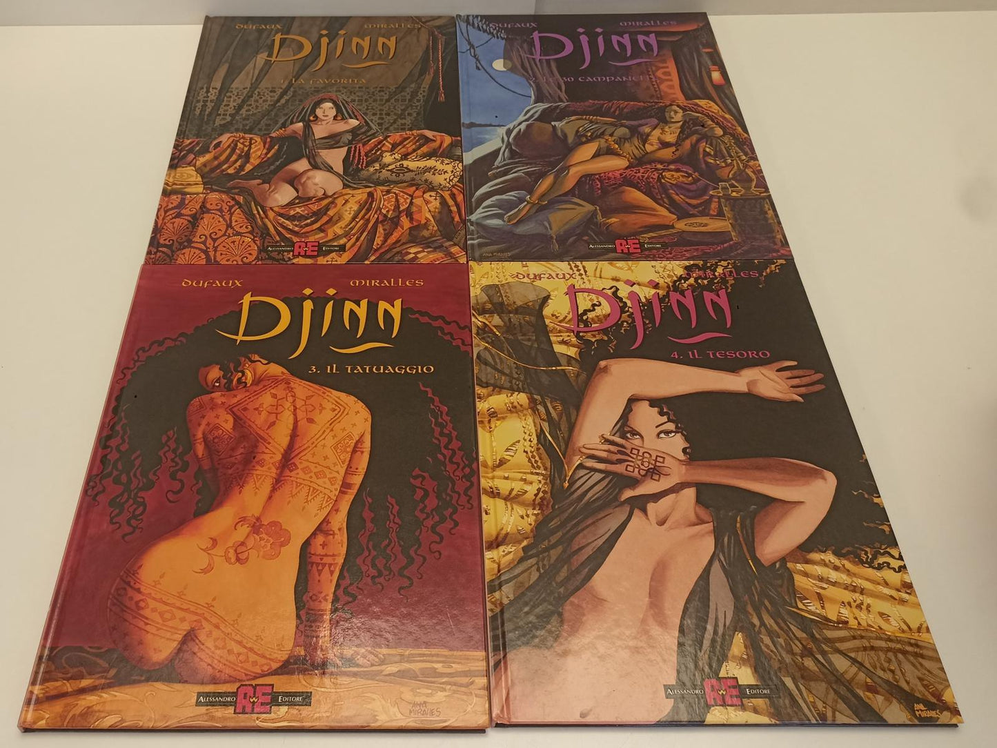 FV- DJINN VOLUMI 1/13 - DUFAUX MIRALLES - ALESSANDRO EDITORE -- C - C24