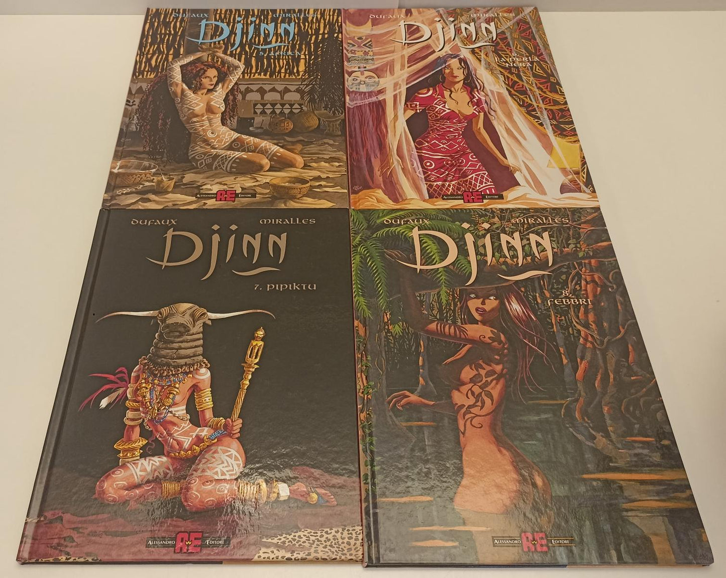 FV- DJINN VOLUMI 1/13 - DUFAUX MIRALLES - ALESSANDRO EDITORE -- C - C24