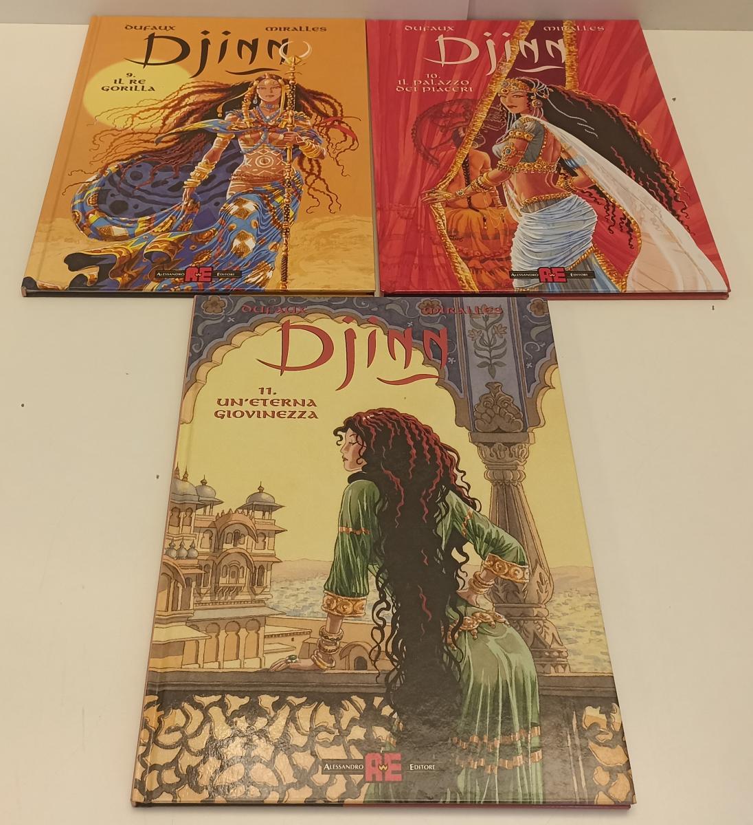 FV- DJINN VOLUMI 1/13 - DUFAUX MIRALLES - ALESSANDRO EDITORE -- C - C24