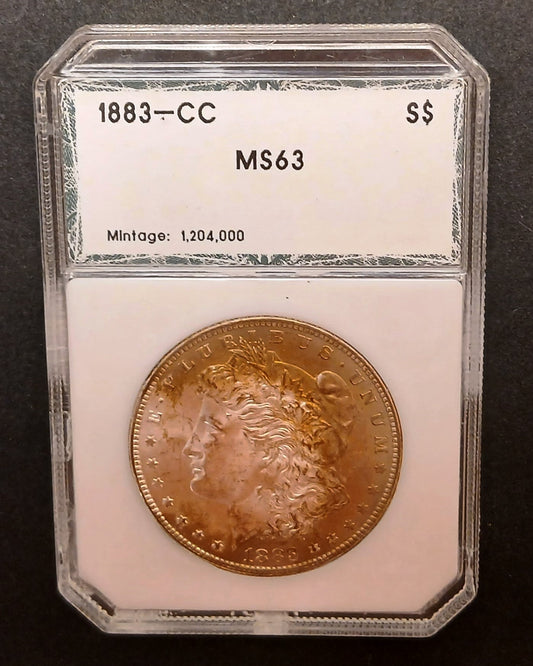 CB- MONETA 1 DOLLARO 1883  CARSON CITY 1883-CC MS63 - GTTS130