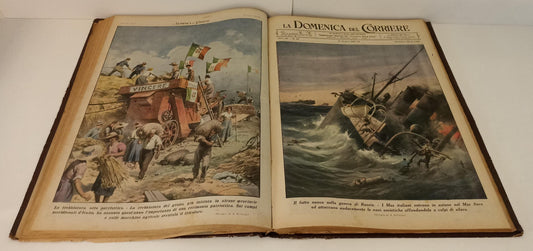 La Domenica del Corriere 1/52 1942 annata completa - volume rilegato - YFS