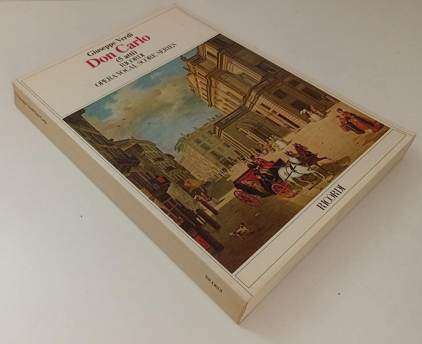 LZ- DON CARLO (5 ATTI) - GIUSEPPE VERDI- RICORDI- OPERA VOCAL SCORE--- B- YFS753