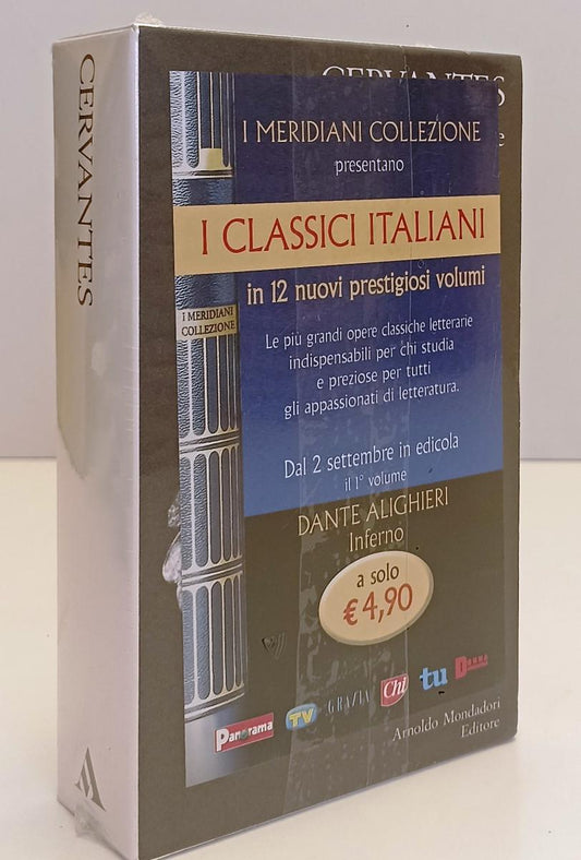 LN- DON CHISCIOTTE COFANETTO- CERVANTES- MONDADORI- I MERIDIANI TV SEC--- C- XFS