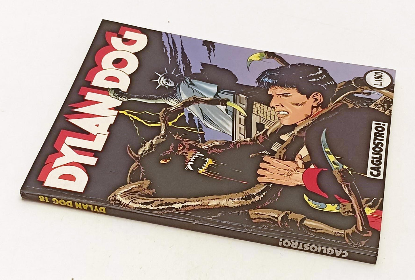 FB- DYLAN DOG N.18 ORIGINALE CAGLIOSTRO ECCELLENTE -- BONELLI - 1988 - B - D24