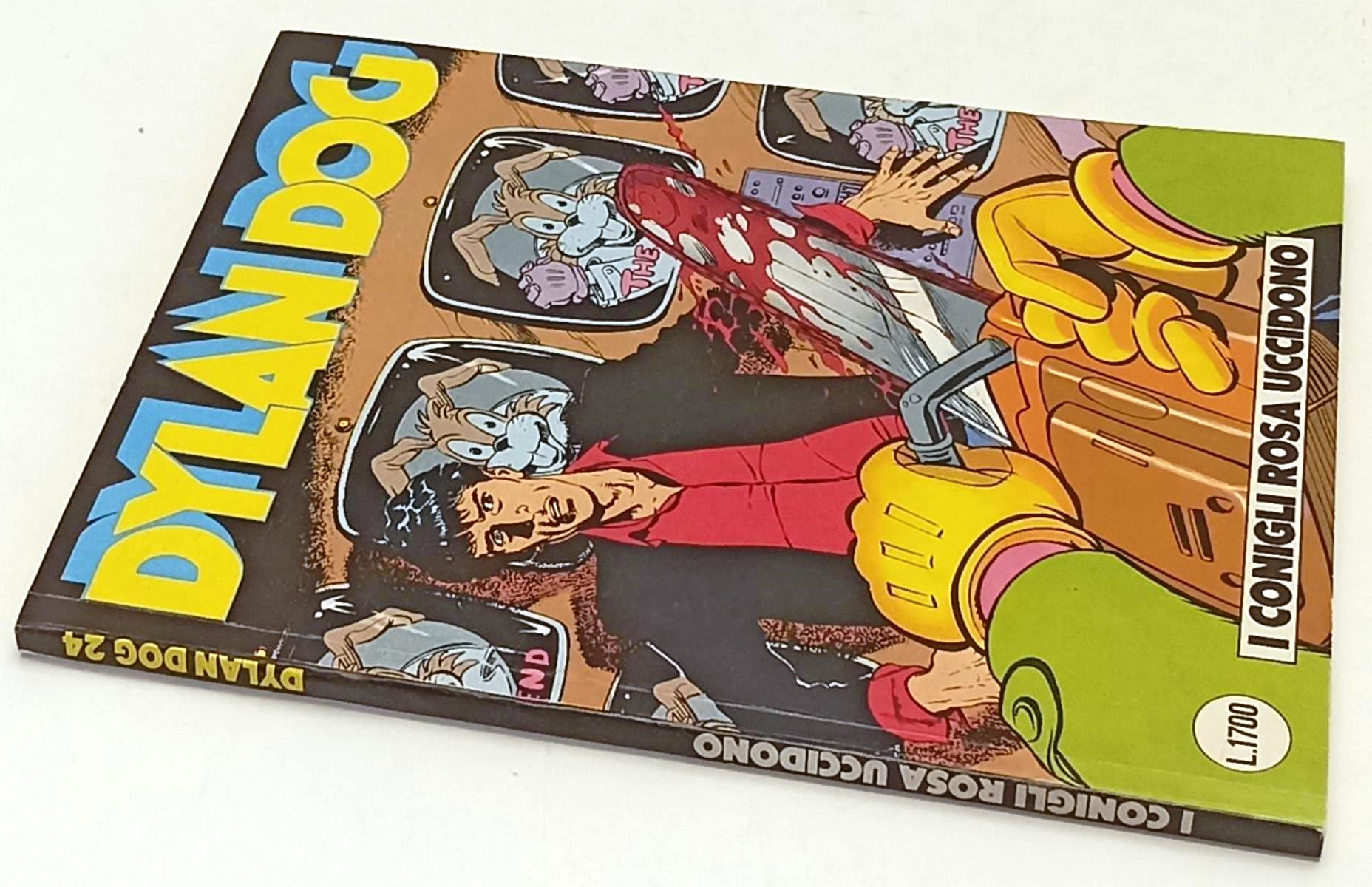 FB- DYLAN DOG N.24 ORIGINALE I CONIGLI ROSA UCCIDONO -- BONELLI - 1986 - B - G24