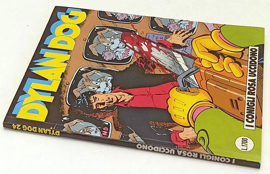 FB- DYLAN DOG N.24 ORIGINALE I CONIGLI ROSA UCCIDONO -- BONELLI - 1986 - B - G24