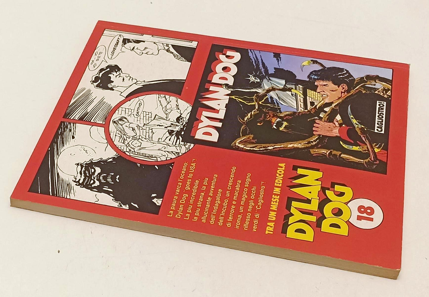 FB- DYLAN DOG N.17 ORIGINALE LA DAMA IN NERO ECCELLENTE -- BONELLI- 1988- B- D24