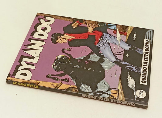 FB- DYLAN DOG N.29 ORIGINALE QUANDO LA CITTA' DORME -- BONELLI - 1989 - B - D24