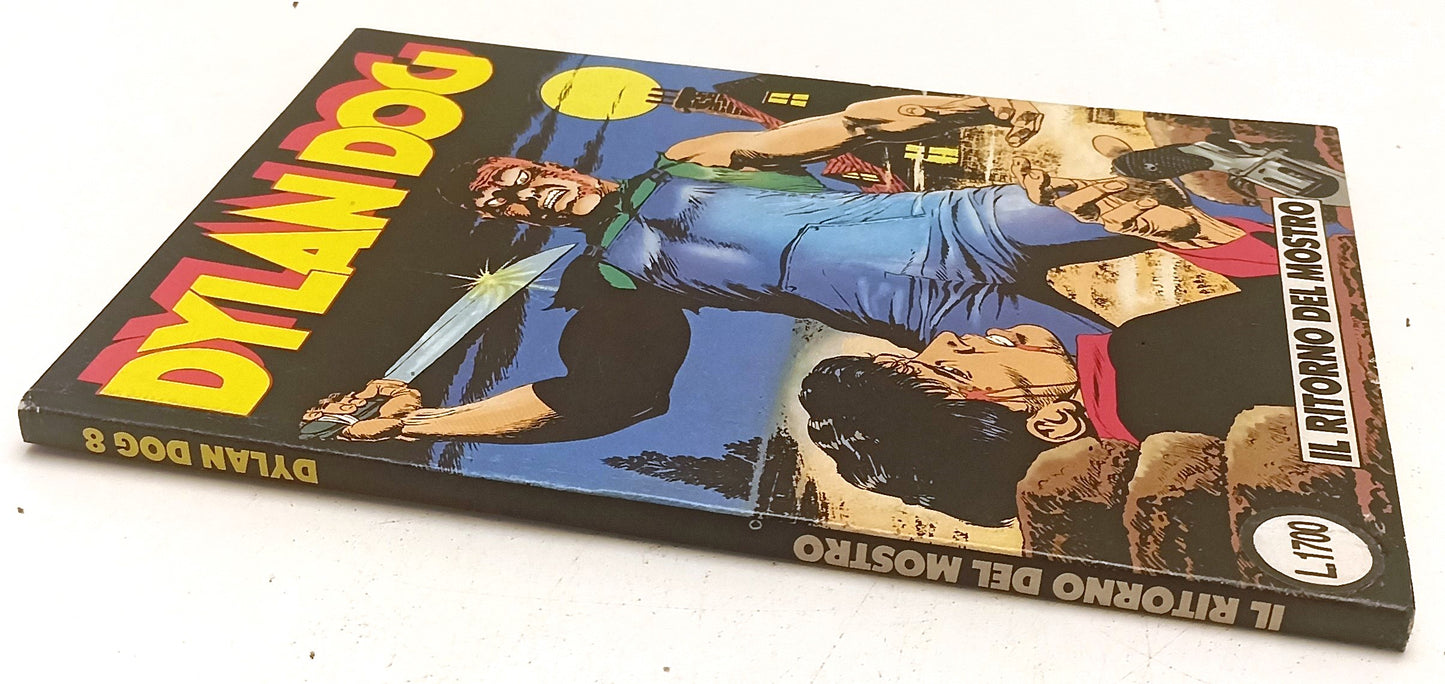 FB- DYLAN DOG N.8 IL RITORNO DEL MOSTRO ORIGINALE -- BONELLI -- B - F25