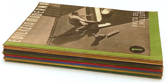 LR- RIVISTA EDILIZIA MODERNA 1/9 - 1931/1933 - ARCHITETTURA INGEGNERIA - YFS743