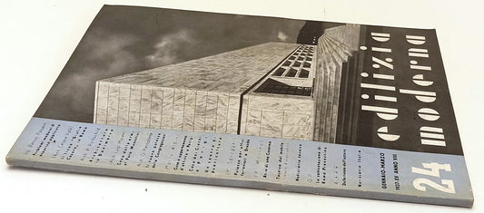 LR- RIVISTA EDILIZIA MODERNA 24 GENNAIO-MARZO 1937-XV ANNO VIII INSERTO- RVSa586