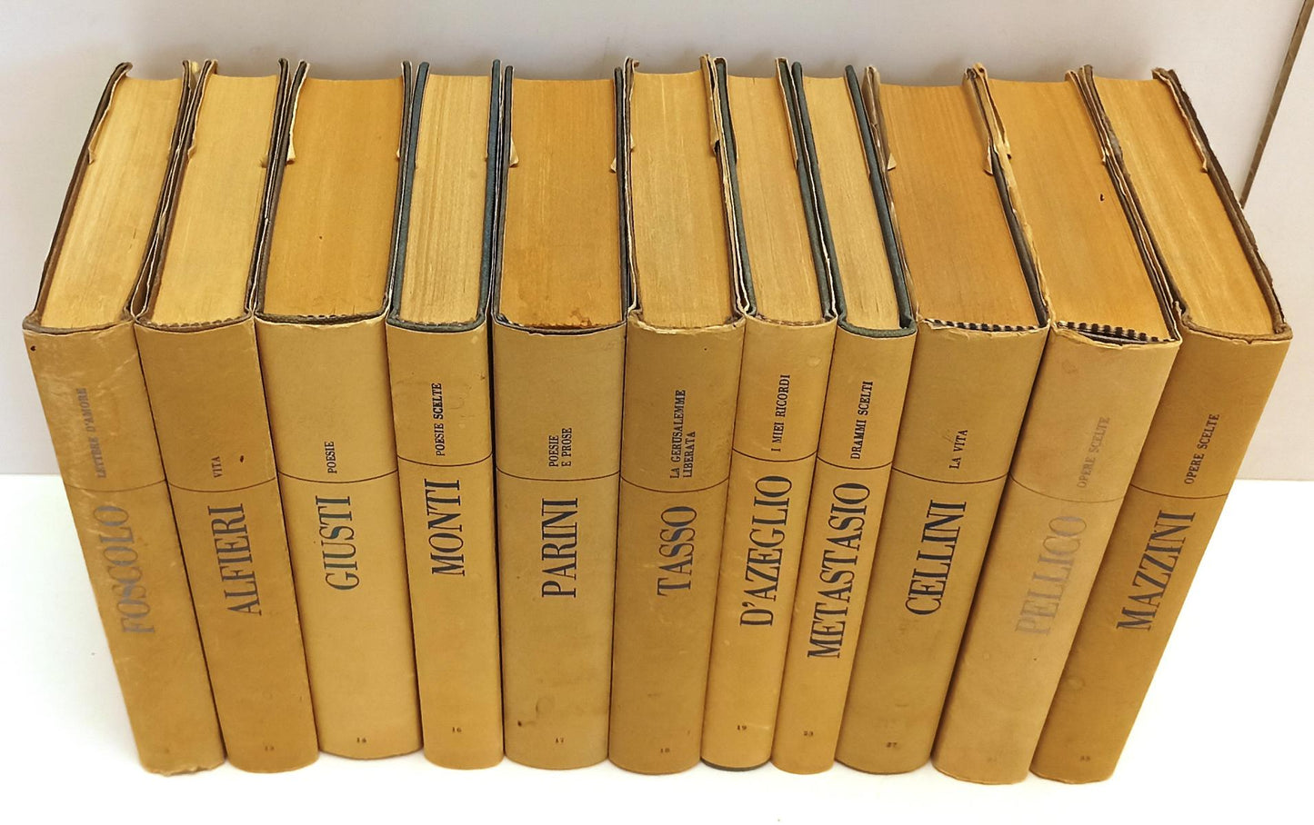 LN- LOTTO 11 VOLUMI I CLASSICI AZZURRI - MAZZINI PARINI - CREMONESE - CS- BLCP43