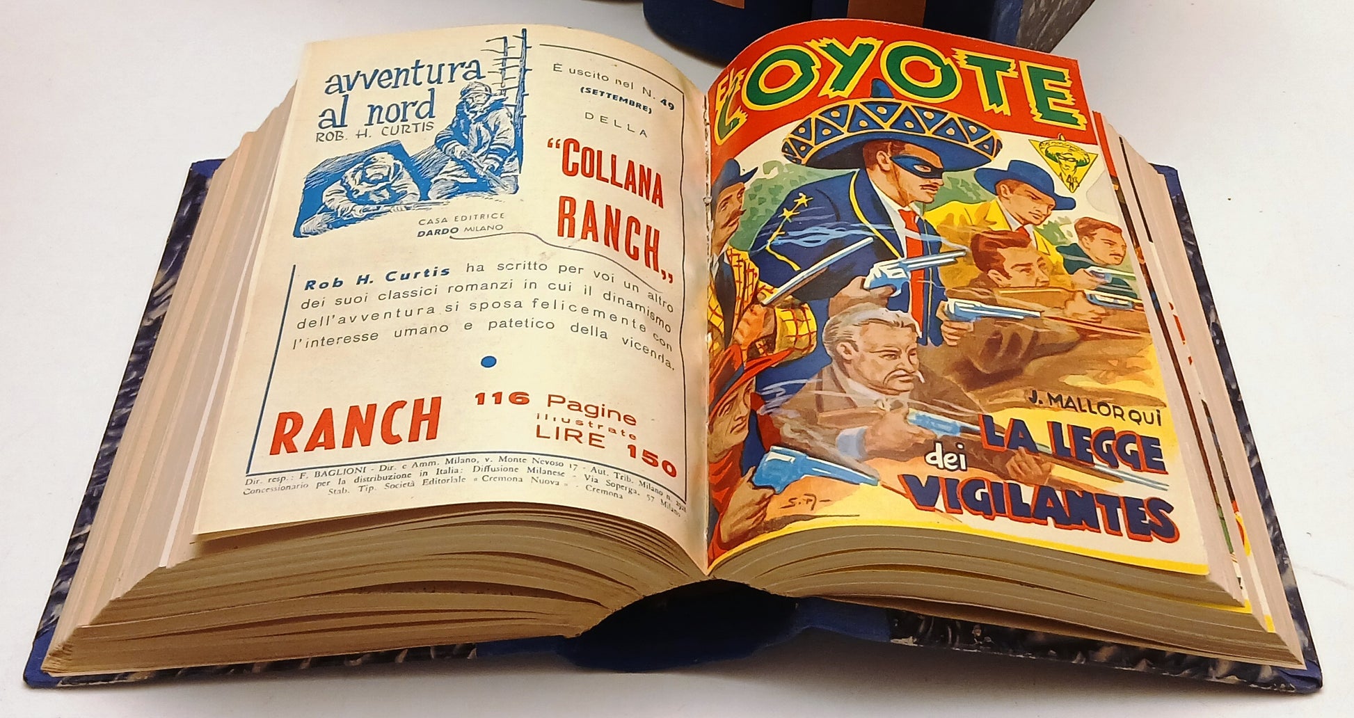 LN- EL COYOTE + I DESPERADOS 1/179 10 VOLUMI RILEGATI 1950/1958 MALLORQUI BLCP88