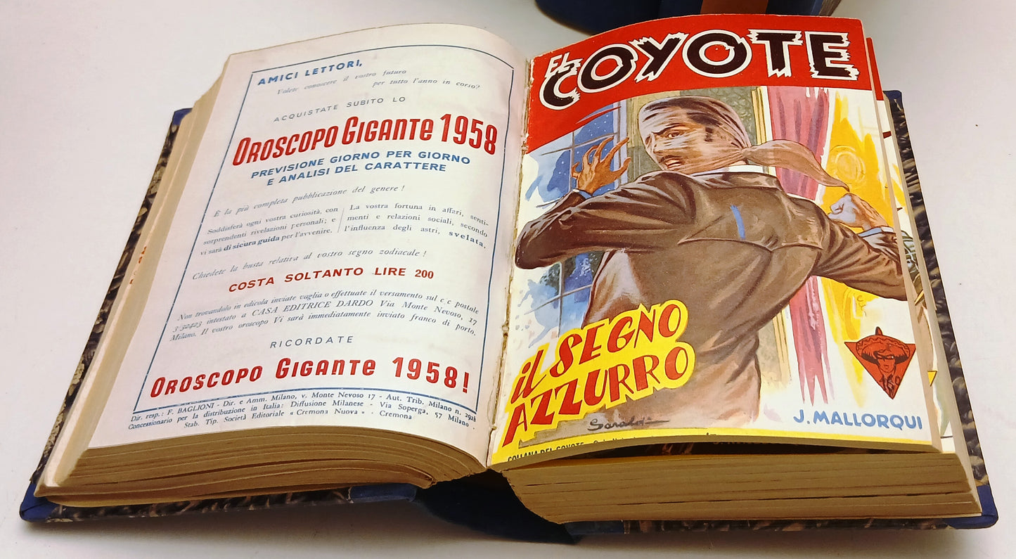 LN- EL COYOTE + I DESPERADOS 1/179 10 VOLUMI RILEGATI 1950/1958 MALLORQUI BLCP88