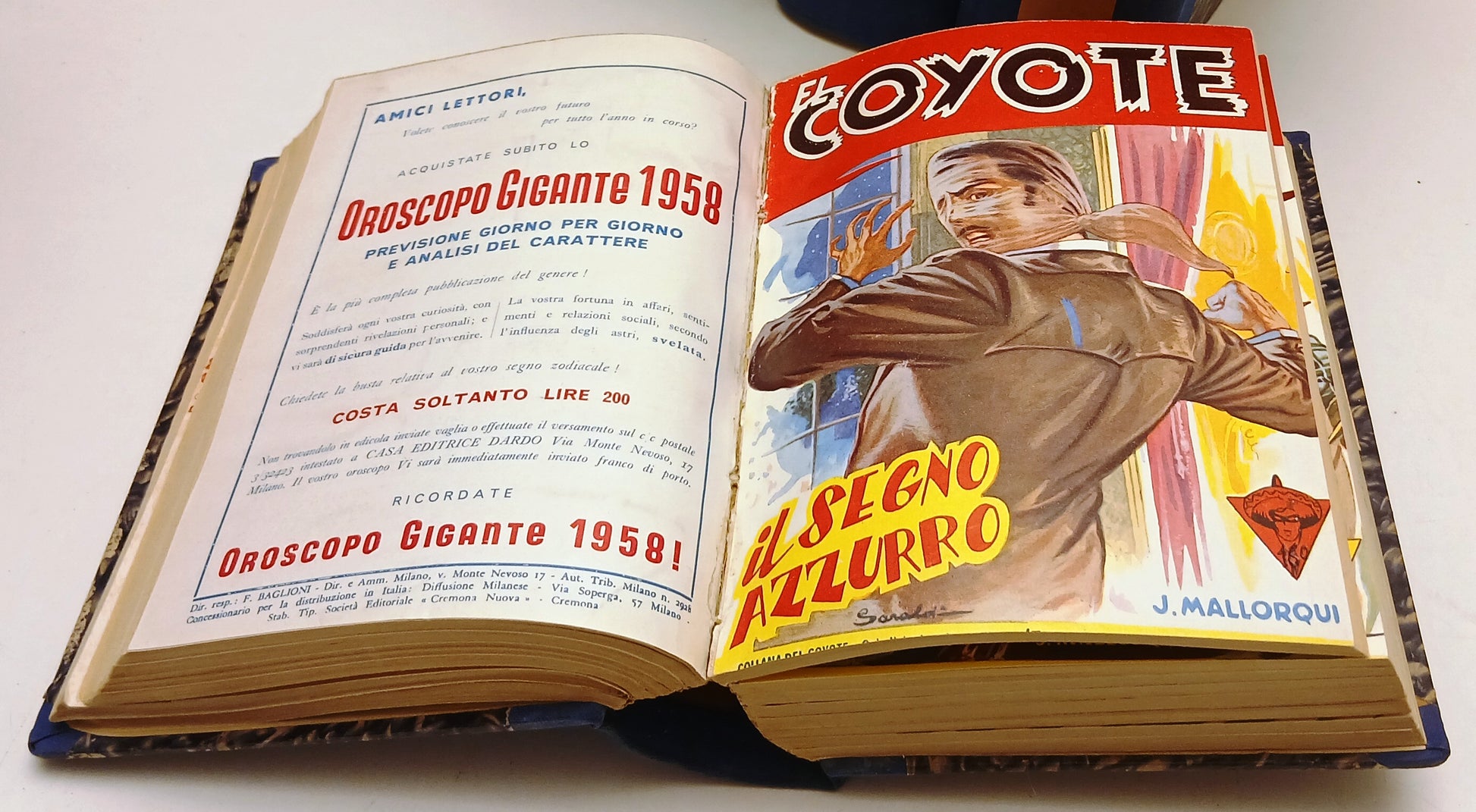 LN- EL COYOTE + I DESPERADOS 1/179 10 VOLUMI RILEGATI 1950/1958 MALLORQUI BLCP88