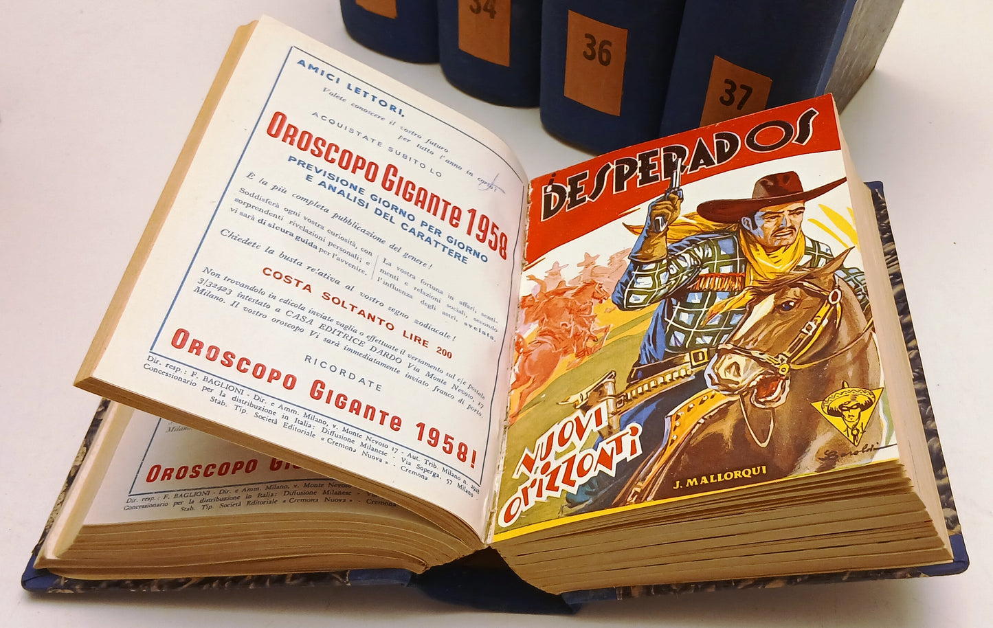 LN- EL COYOTE + I DESPERADOS 1/179 10 VOLUMI RILEGATI 1950/1958 MALLORQUI BLCP88