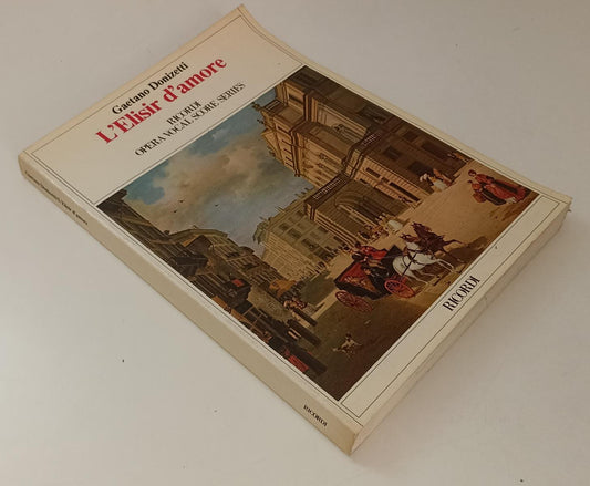 LZ- L'ELISIR D'AMORE - DONIZETTI - RICORDI - OPERA VOCAL SCORE-- 1960- B- YFS753