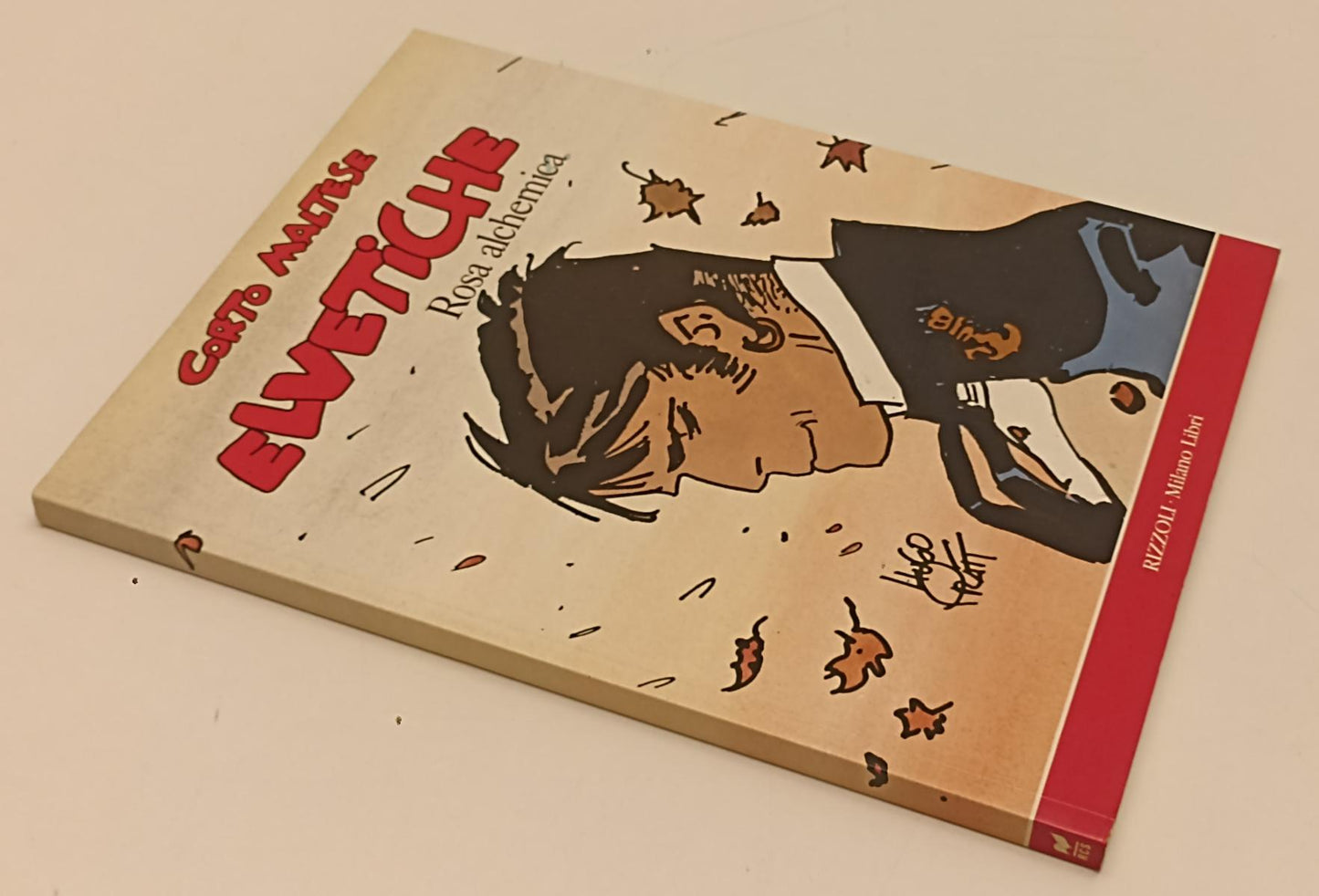 FV- CORTO MALTESE ELVETICHE ROSA ALCHEMICA- PRATT- RIZZOLI MILANO LIBRI-- B- C24