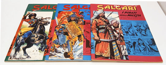 FZ- PIRATI DELLA MALESIA CARTAGINE IN FIAMME AQUILE STEPPA- SALGARI- MOSCATI- Z25