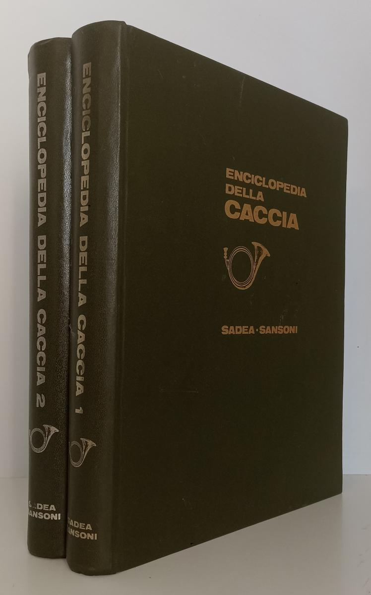 LZ- ENCICLOPEDIA DELLA CACCIA 2 VOLUMI -- SADEA SANSONI --- 1967 - C - ZFS379
