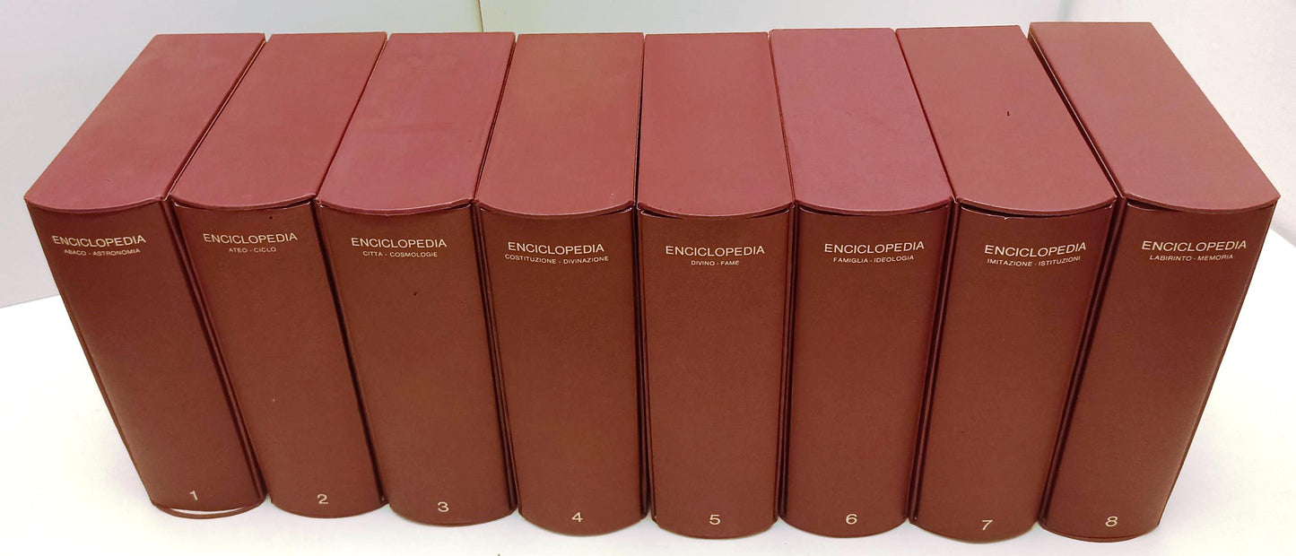 LZ- ENCICLOPEDIA EINAUDI 16 VOLUMI COMPLETA -- EINAUDI --- 1977/1984 - BLCG22