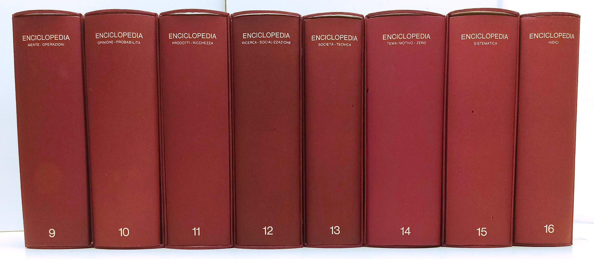 LZ- ENCICLOPEDIA EINAUDI 16 VOLUMI COMPLETA -- EINAUDI --- 1977/1984 - BLCG22