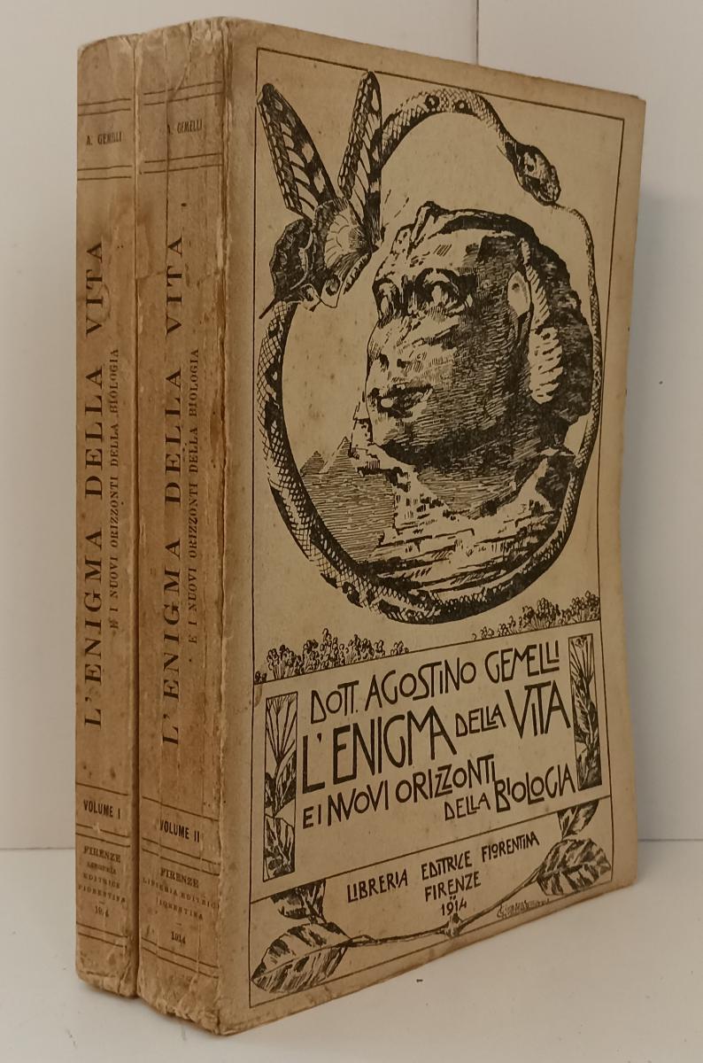 LZ- L'ENIGMA DELLA VITA NUOVI ORIZZONTI BIOLOGIA 1/2- GEMELLI---- 1914- B-ZTT395