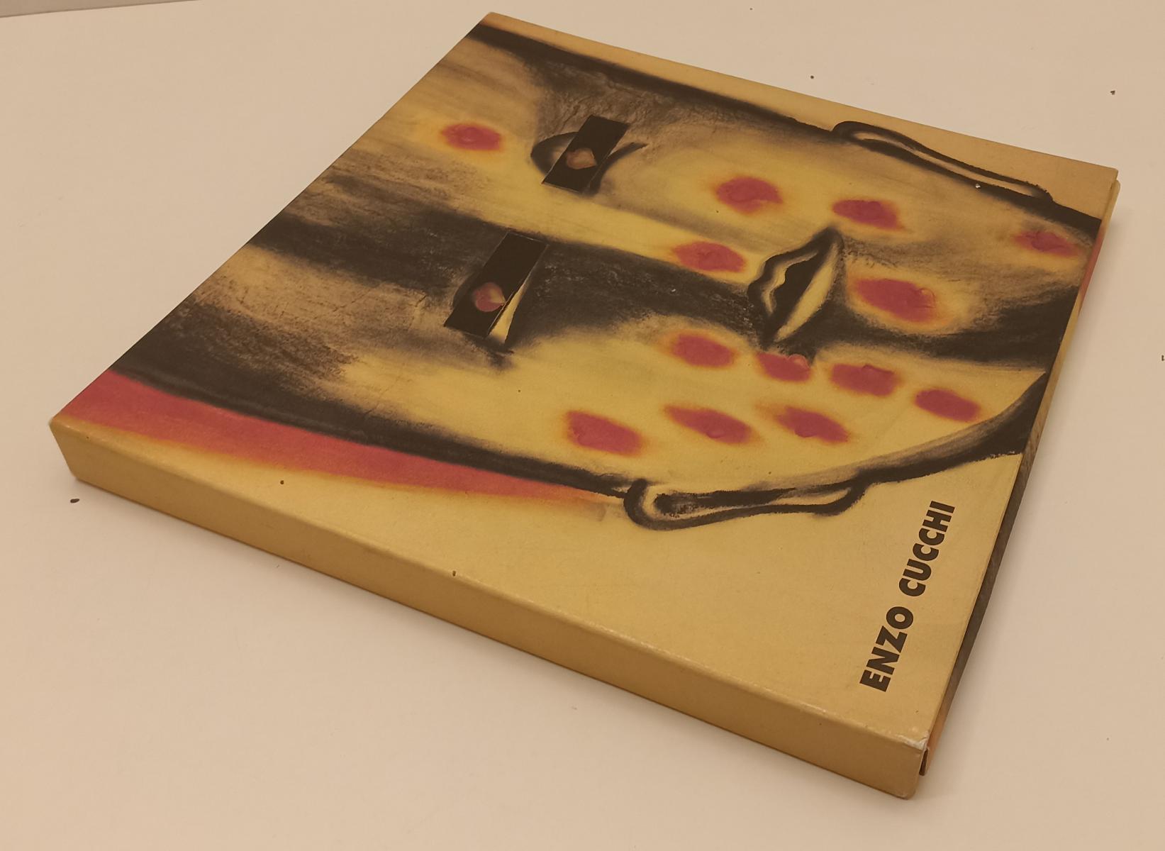 LT- ENZO CUCCHI CATALOGO MOSTRA CON AUDIO CASSETTA- UMBERTO ALLEMANDI- B- XFS172