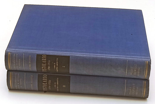 LN- EPISTOLARIO 1700/1755 2 VOLUMI- SCIPIONE MAFFEI- GIUFFRE'--- 1955- C- YFS360