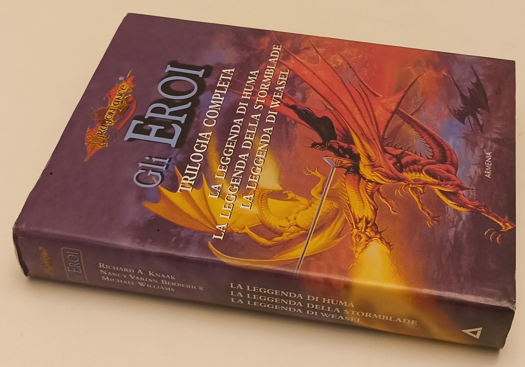 LF- GLI EROI DRAGONLANCE TRILOGIA COMPLETA - KNAAK - ARMENIA --- 2000 - CS- XFS