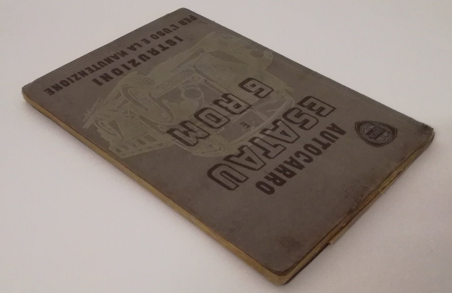 LM- AUTOCARRO ESATAU E 6 ROM ISTRUZIONI USO MANUTENZIONE-- LANCIA- 1951-- XFS205