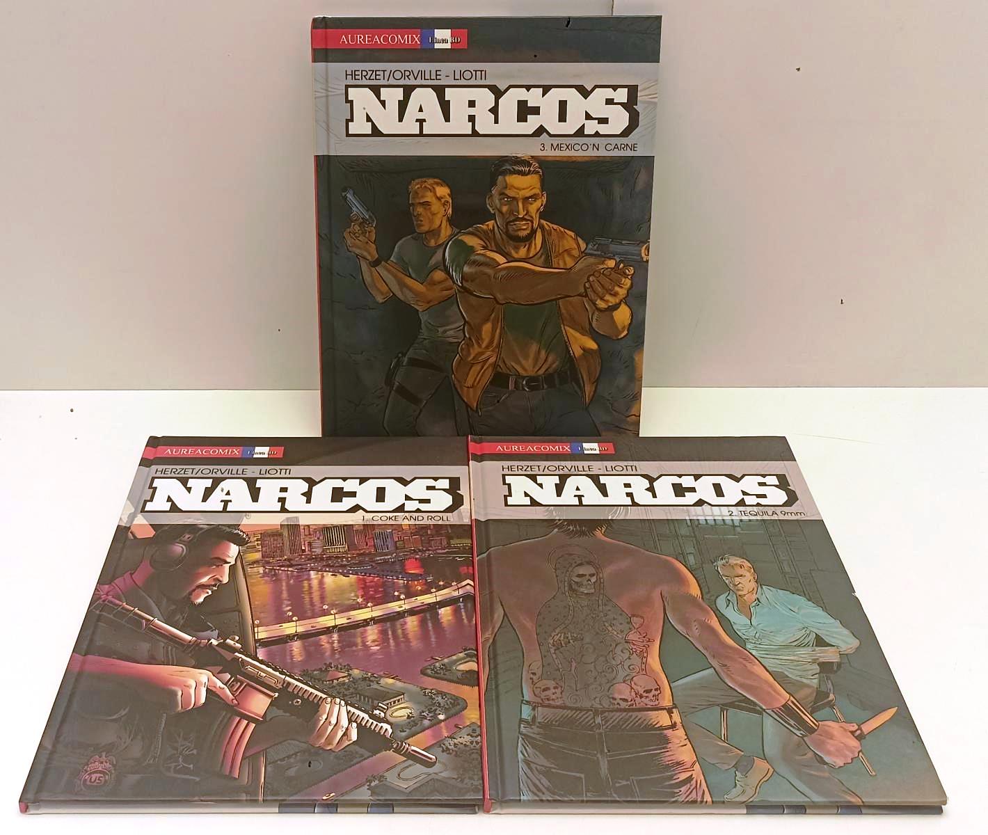 FV- AUREACOMIX LINEA BD NARCOS 1/3 COMPLETA - HERZET ORVILLE - AUREA- C- P24