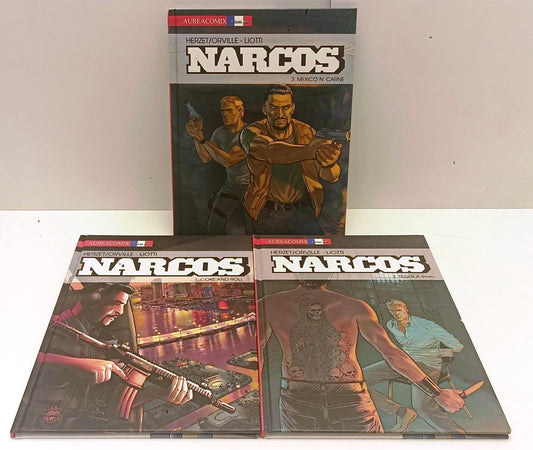 FV- AUREACOMIX LINEA BD NARCOS 1/3 COMPLETA - HERZET ORVILLE - AUREA- C- P24