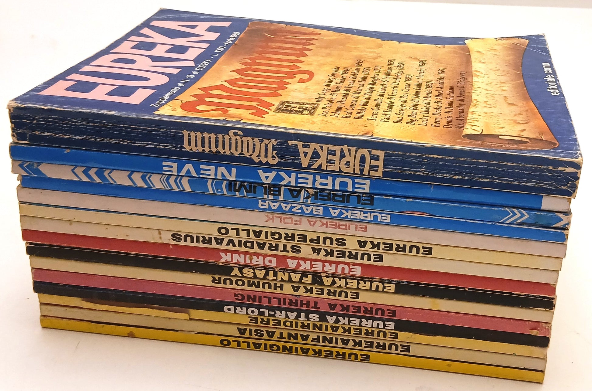 FR- LOTTO EUREKA SUPPLEMENTO 44 VOLUMI MAGNUM THRILLINH NEVE BUM - CORNO- BLCP84