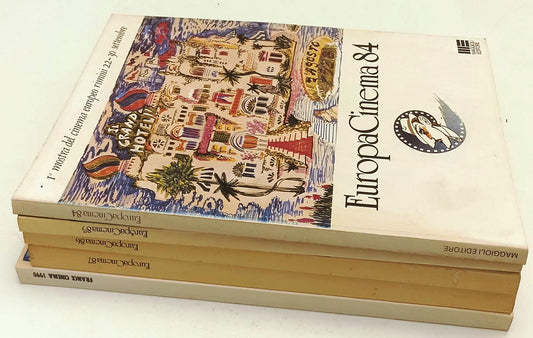 LT- EUROPACINEMA 84/87 + FRANCE CINEMA 1990 LOTTO 5 CATALOGHI MOSTRA - BLCP35