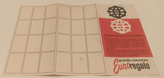 AA- ALBUM RACCOLTA FIGURINE GRANDE CONCOSO EUROREGALO VUOTO - FERRERO - RVSa523