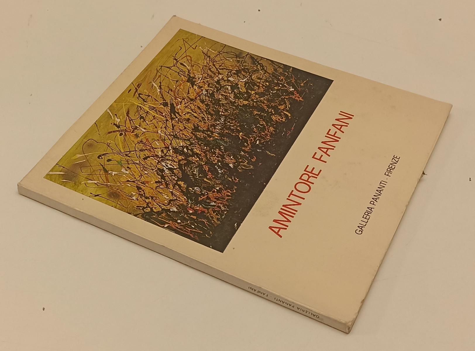 LT- AMINTORE FANFANI CATALOGO MOSTRA -- GALLERIA PANANTI --- 1975 - B- XFS183