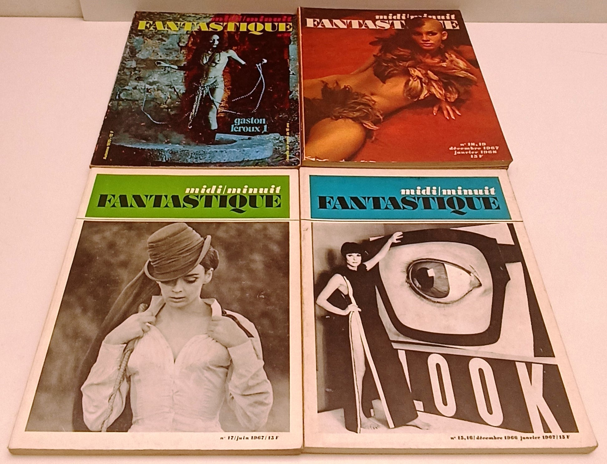 LR- RIVISTA CINEMA MIDI MINUIT FANTASTIQUE LOTTO 8 NUMERI 14/24 FRANCESE- YFS108