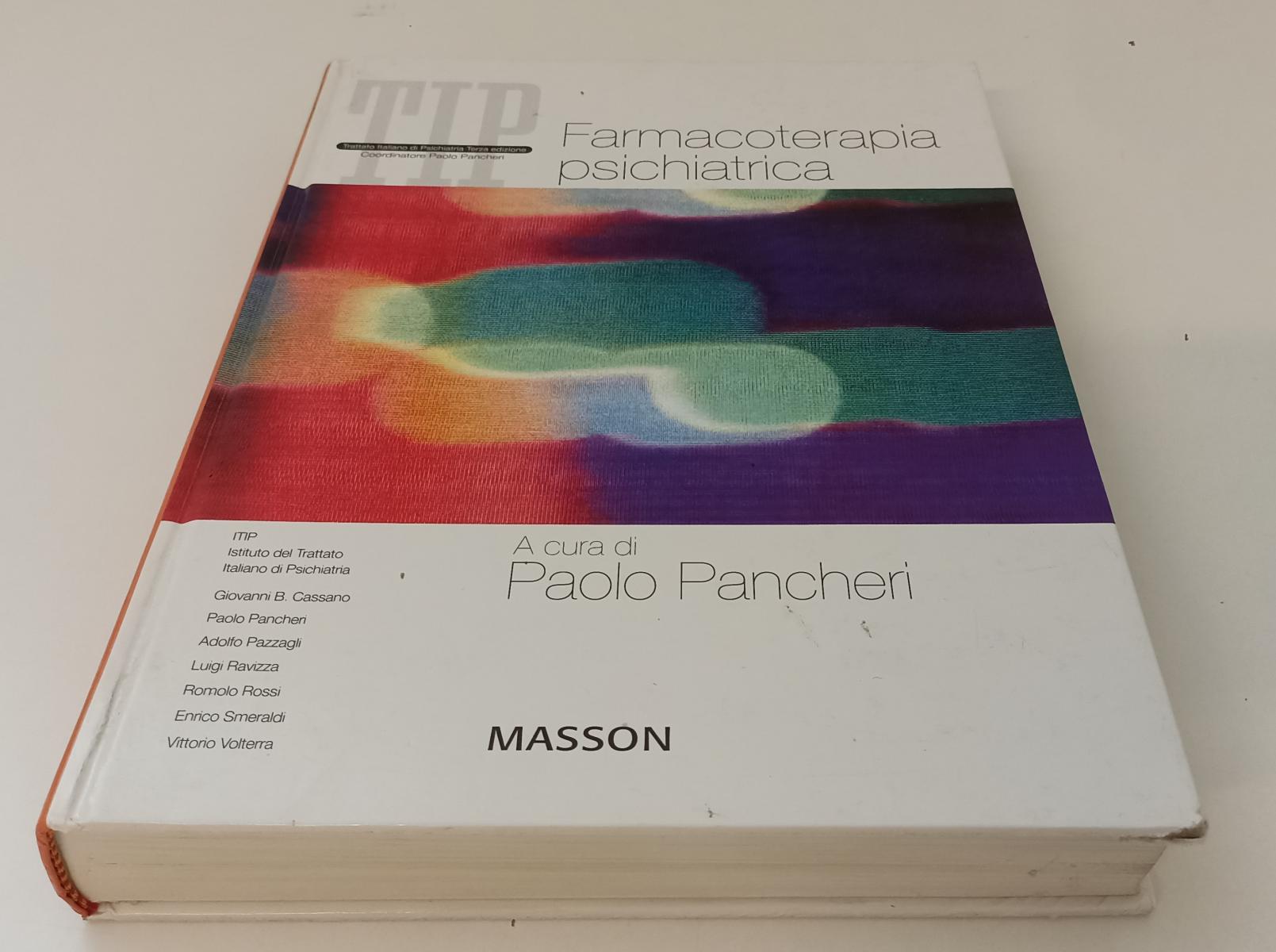 LQ- TRATTATO FARMACOTERAPIA PSICHIATRIA- PAOLO PANCHERI- MASSON--- 2003- C-YFS50