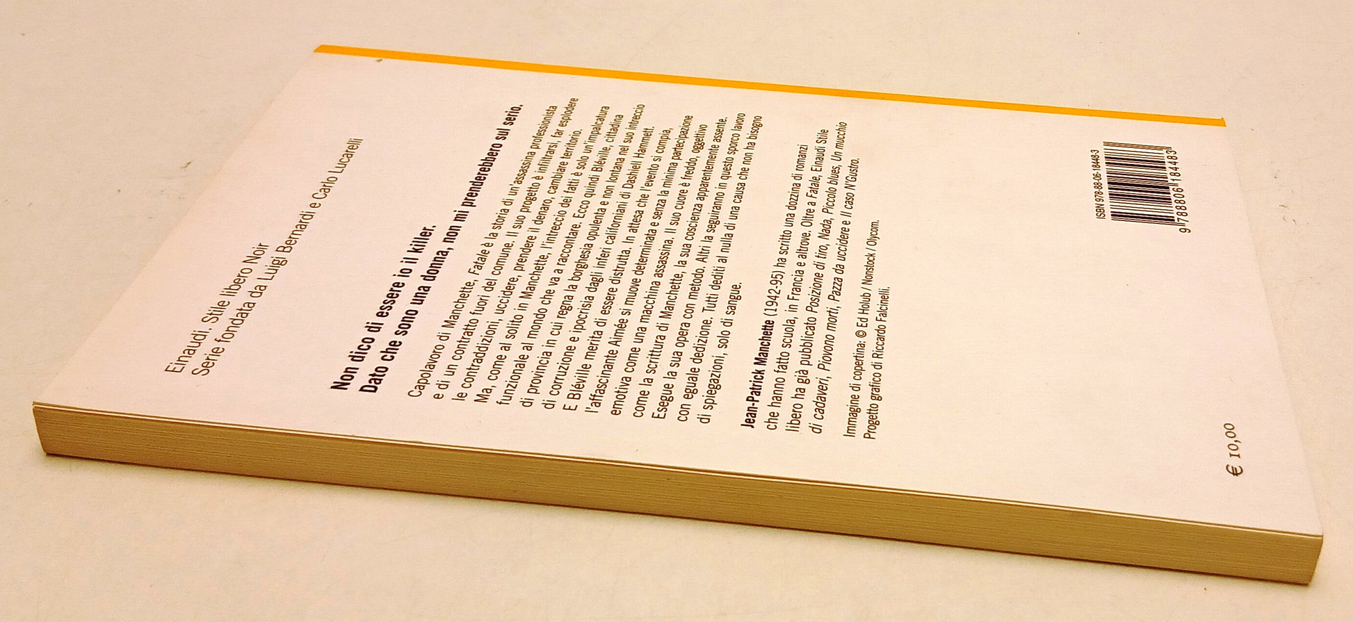 LN- FATALE - JEAN PATRICK MANCHETTE - EINAUDI - SL NOIR- 1a ED.- 2007- B- XFS137