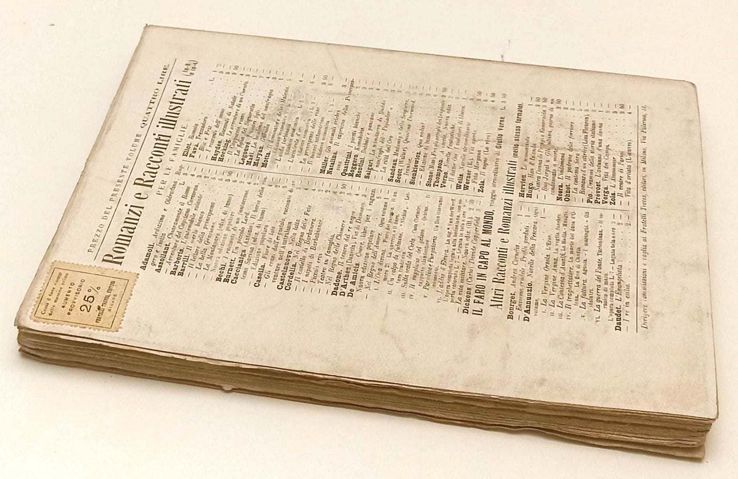 LN- FIAMME SUL BOSFORO - LUIGI MOTTA D'AMATO- FRATELLI TREVES--- 1913- B- YFS499