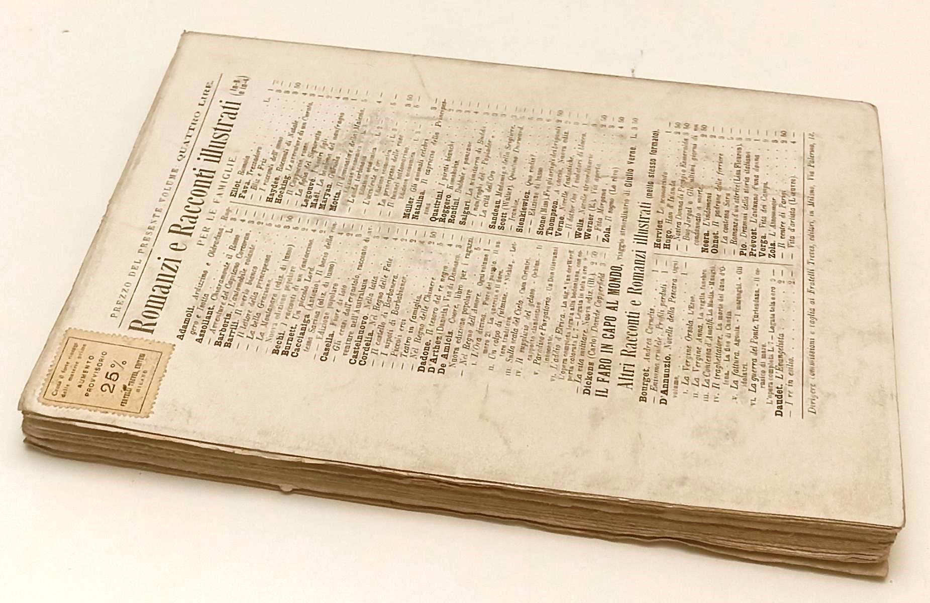 LN- FIAMME SUL BOSFORO - LUIGI MOTTA D'AMATO- FRATELLI TREVES--- 1913- B- YFS499