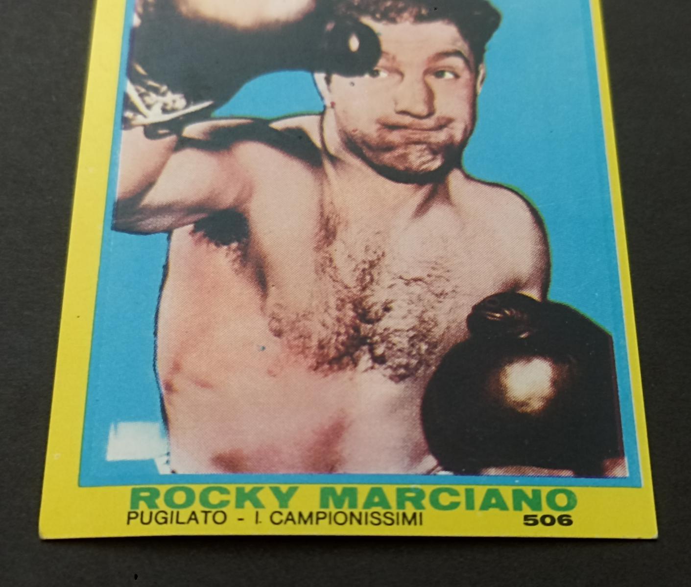BOXING CARD - MIRA - CAMPIONISSIMI TUTTOSPORT 1968 - ROCKY MARCIANO - 506 - MINT