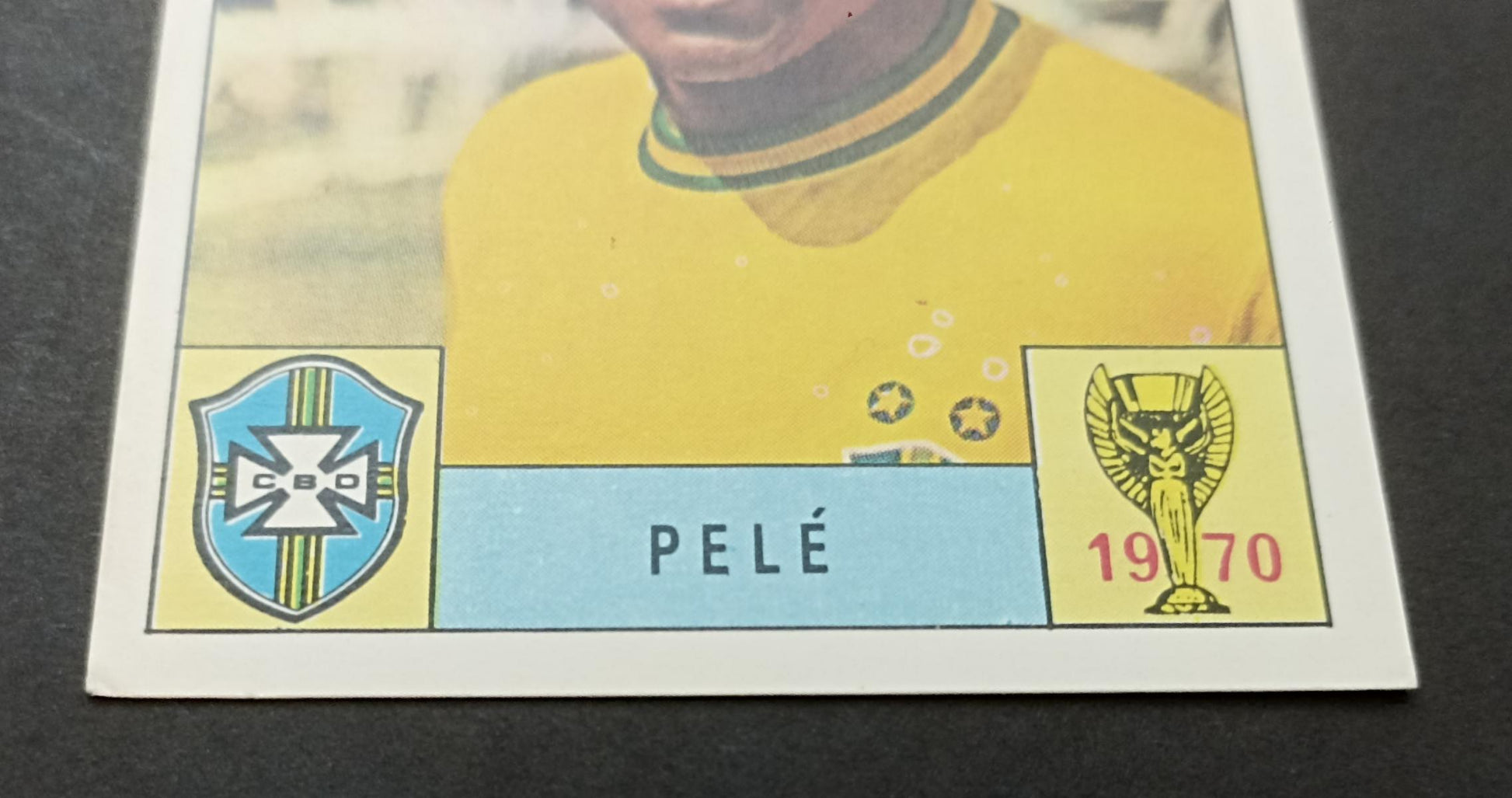 SOCCER CARD - PANINI - MEXICO 70 VERDE 1970 - PELE' BRASILE - EF