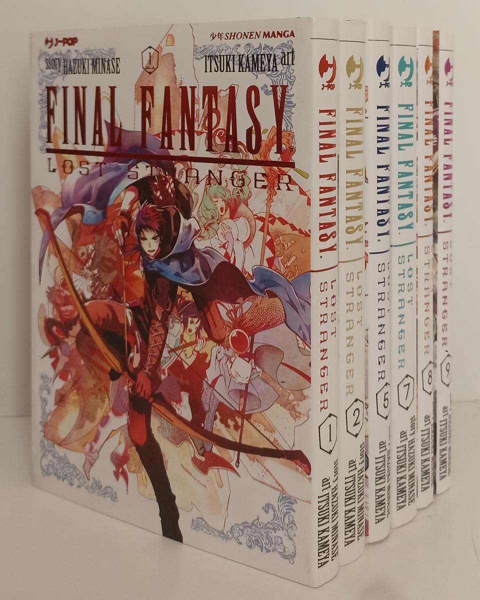 FM- FINAL FANTASY LOST STRANGER LOTTO 6 VOLUMI (1,2,5,7,8,9) -- JPOP -- BS - P23