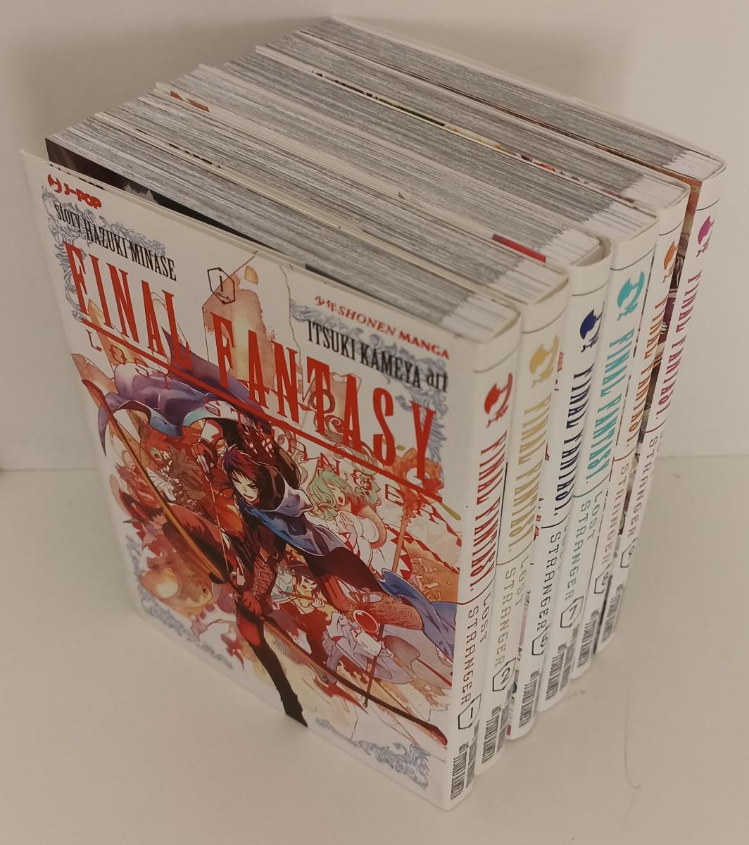 FM- FINAL FANTASY LOST STRANGER LOTTO 6 VOLUMI (1,2,5,7,8,9) -- JPOP -- BS - P23